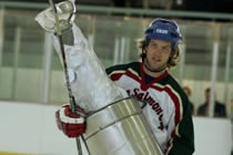 Captain Matt Shasby bringing home the cup!
