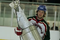 Captain Matt Shasby bringing home the cup! Captain Matt Shasby bringing home the cup!