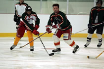 Steve McSwain had his hands full covering Wasilla Warrior Jerimiah Dargis Steve McSwain had his hands full covering Wasilla Warrior Jerimiah Dargis